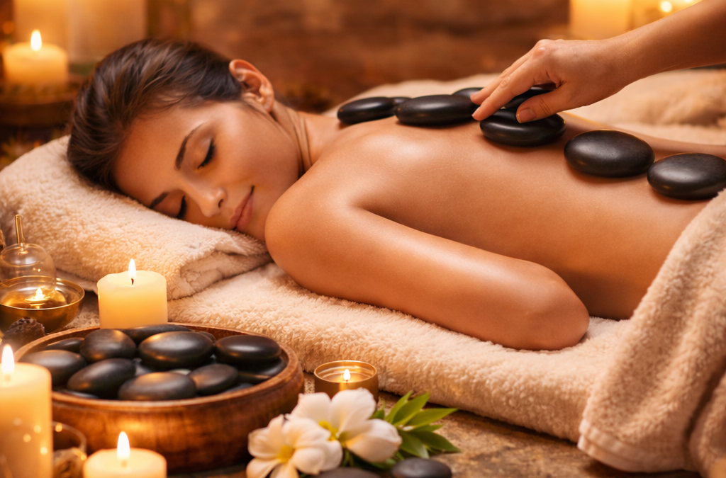 Hot-Stone-Massage für Frauen